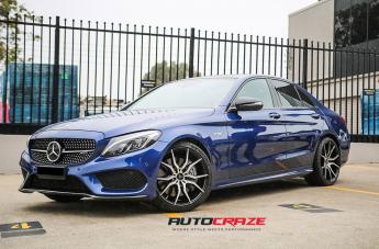 MERCEDES-C-CLASS-ASCARI-GLOSS-BLACK-AND-BRUSHED